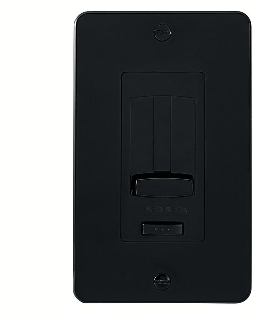 Kichler - 1DDTRIMBK - LED Driver /Dimmer Trim - Under Cabinet Accessories - Black Material
