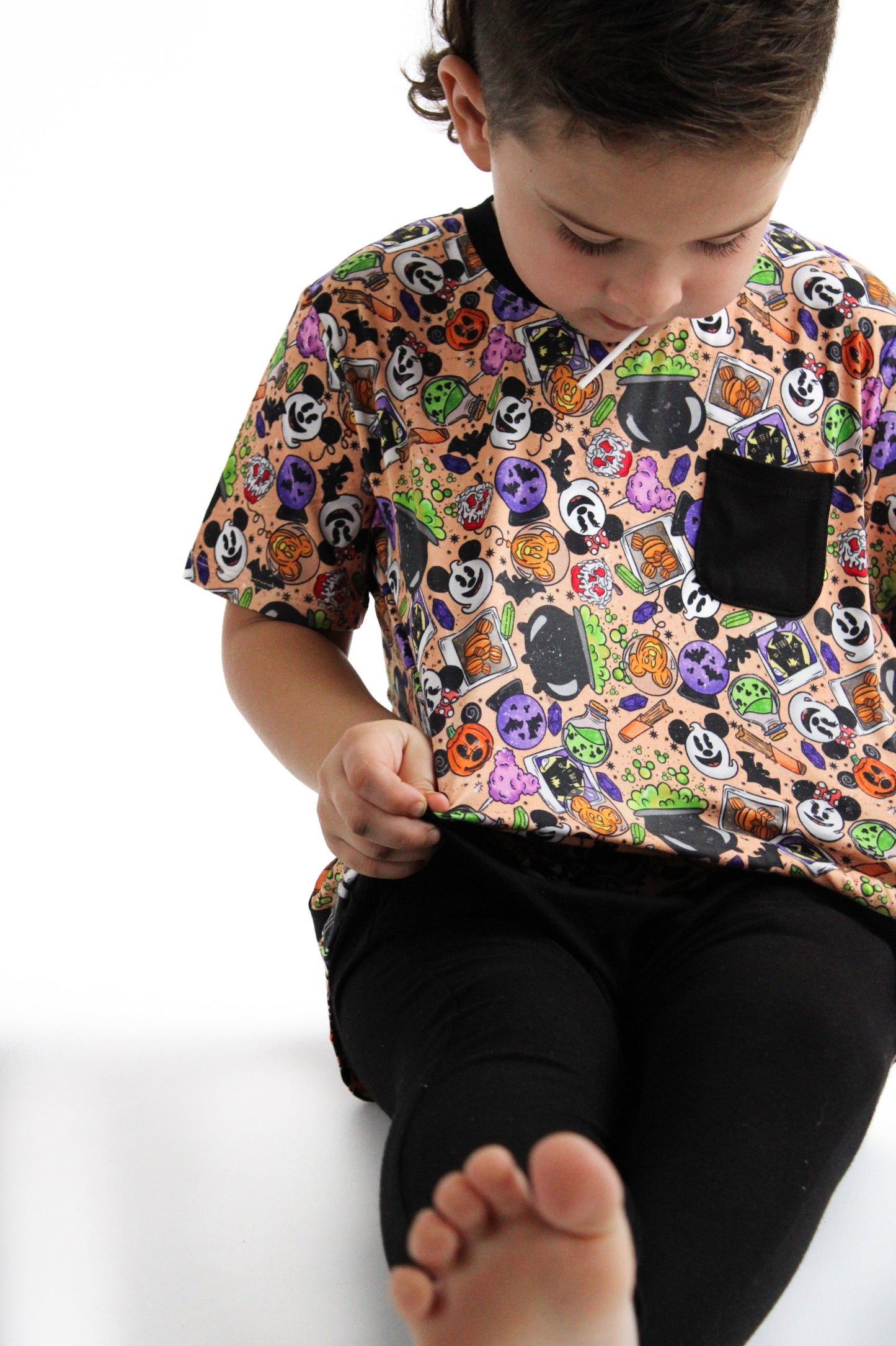 Magical Spooky Elements Bamboo Pocket Tee