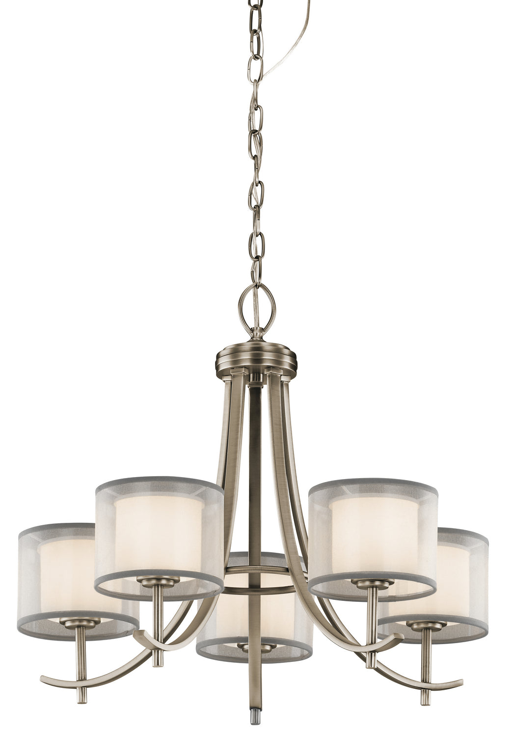 Kichler - 43149AP - Five Light Chandelier - Tallie - Antique Pewter