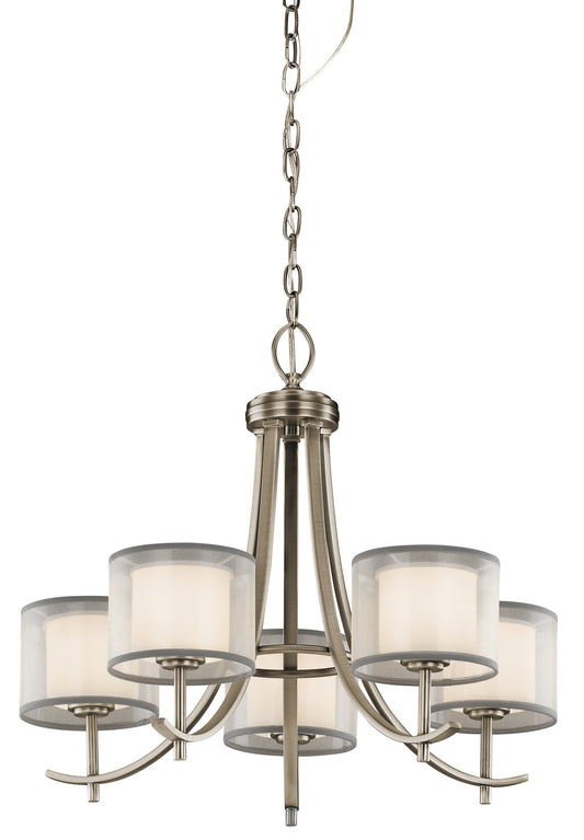Kichler - 43149AP - Five Light Chandelier - Tallie - Antique Pewter