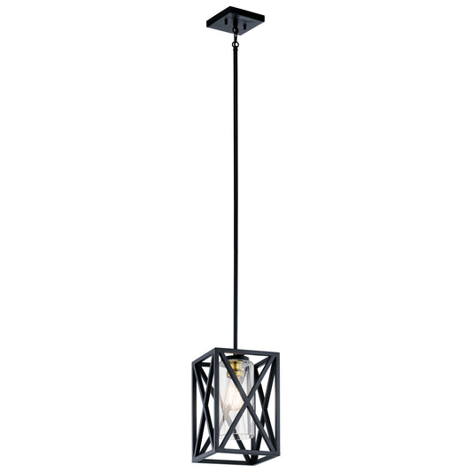 Kichler - 44083BK - One Light Mini Pendant - Moorgate - Black