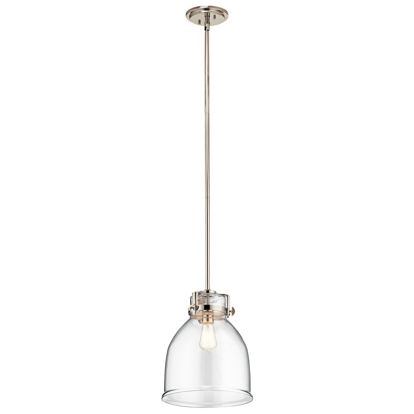 Kichler - 44140PN - One Light Pendant - Briar - Polished Nickel