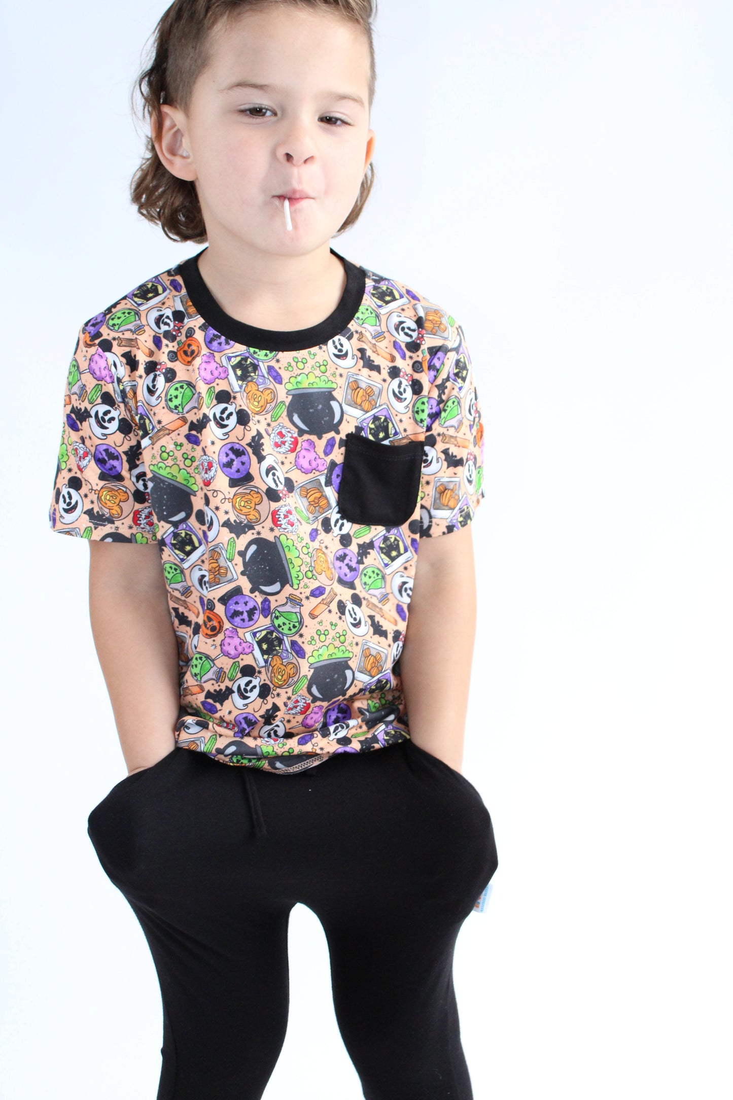 Magical Spooky Elements Bamboo Pocket Tee