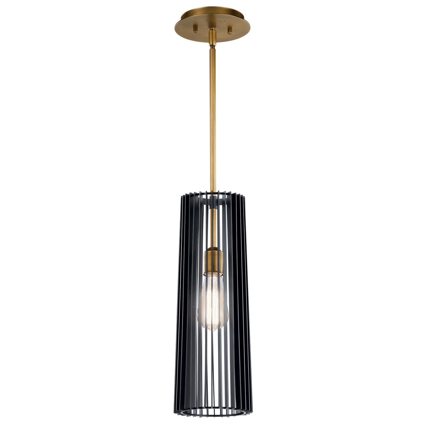 Kichler - 44169BK - One Light Pendant - Linara - Black