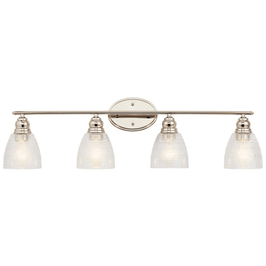 Kichler - 45698PN - Four Light Bath - Karmarie - Polished Nickel