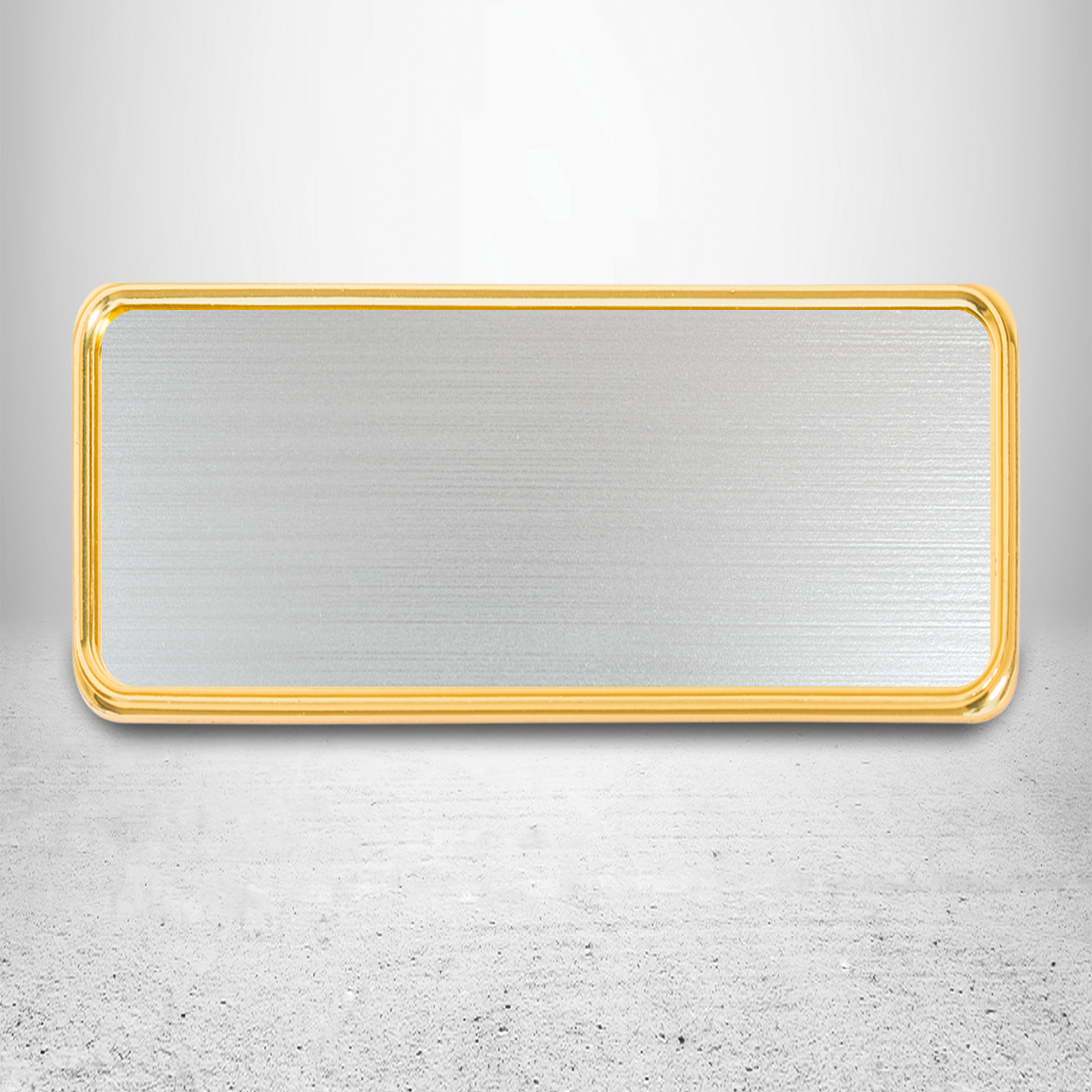 Frame/Insert Metal 93 Rectangular