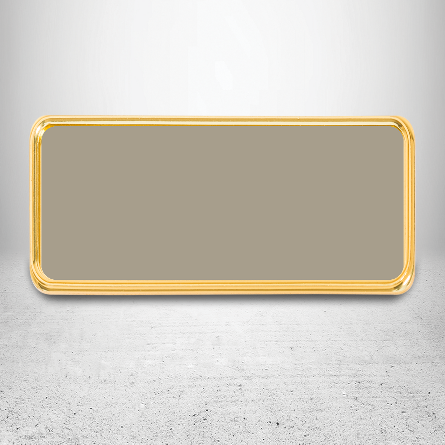 Frame/Insert Metal 93 Rectangular