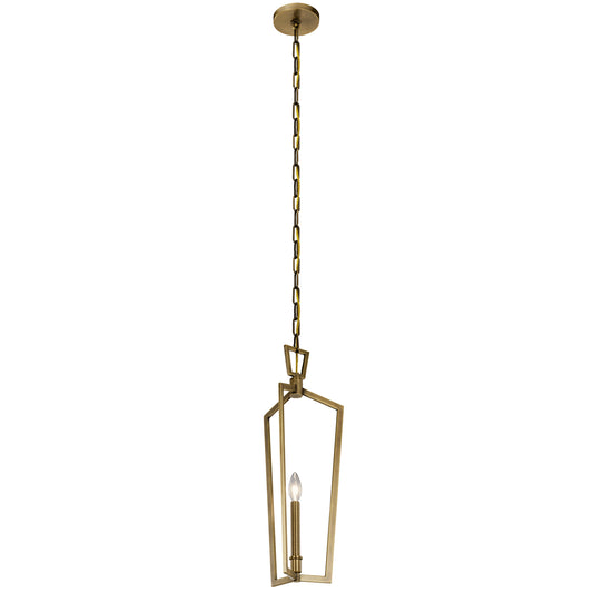 Kichler - 43497NBR - One Light Mini Pendant - Abbotswell - Natural Brass