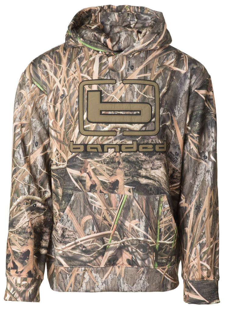 Banded Camo Logo Hoodie