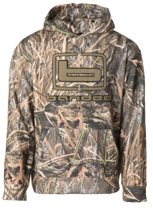 Banded Camo Logo Hoodie