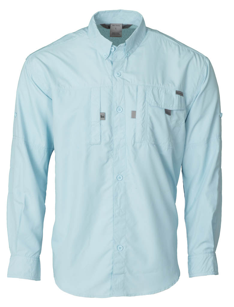 Banded LIghtweight button-down fishing shirt