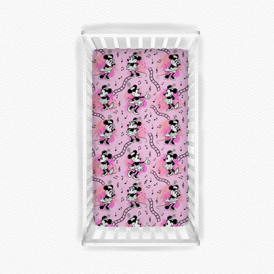 Steamboat Pink Bed Sheet