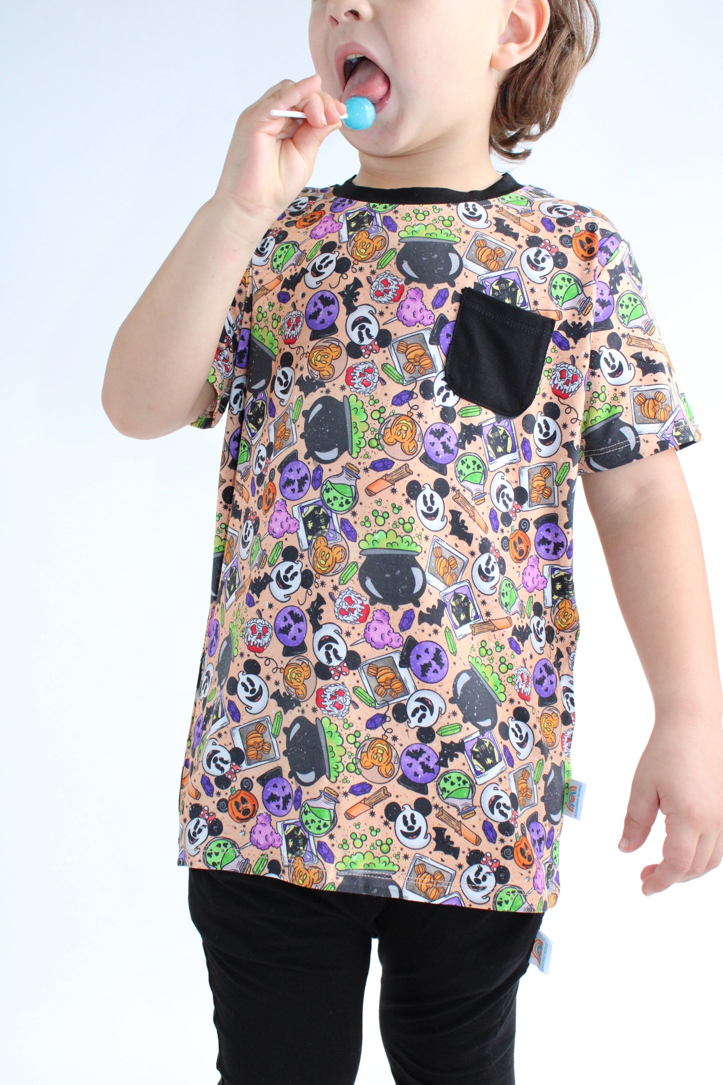 Magical Spooky Elements Bamboo Pocket Tee