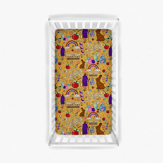 Golden Ticket Bed Sheet