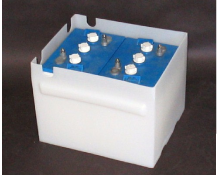 Polyethylene Battery Box with Lid 4-D