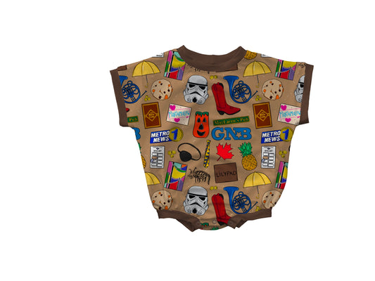 *Pre-Sale* How Bliss Met Your Mother Short Sleeve Bubble Romper