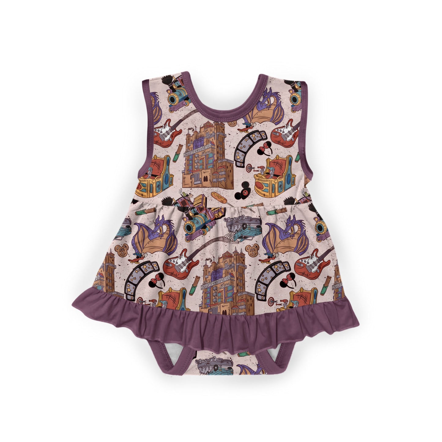 Hollywood Bliss Tank Bodysuit Twirl