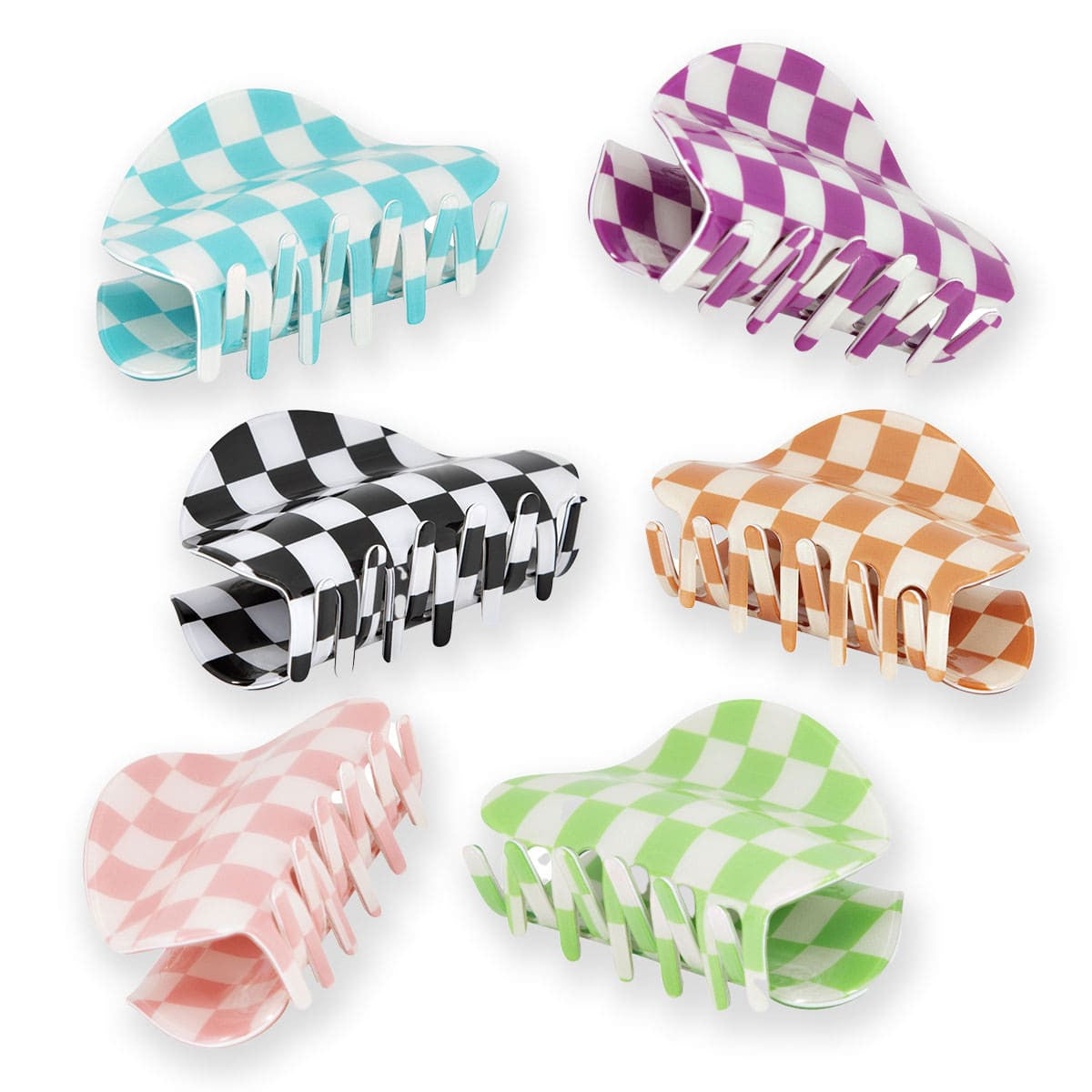 Checkered Hair Clip