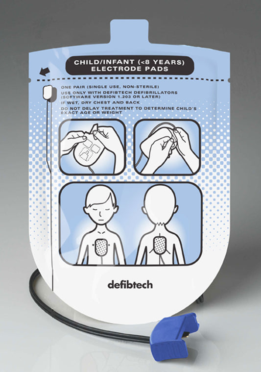 Pediatric Electrode Set for Defibtech Lifeline View AED