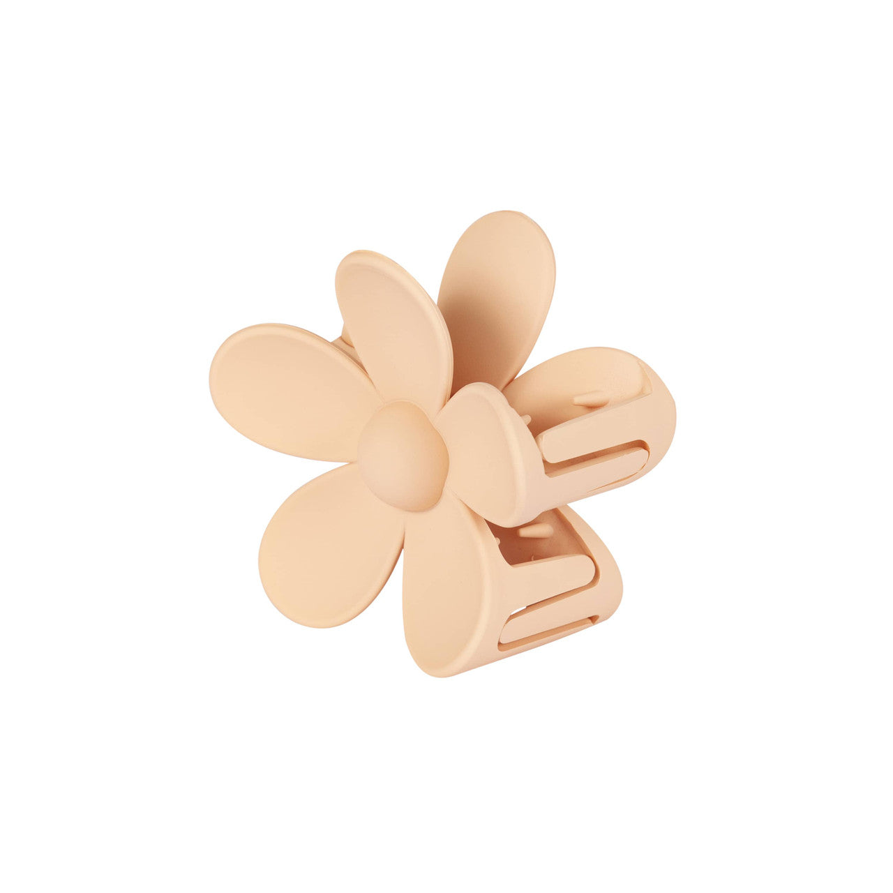 Peach Daisy Flower Hair Clips