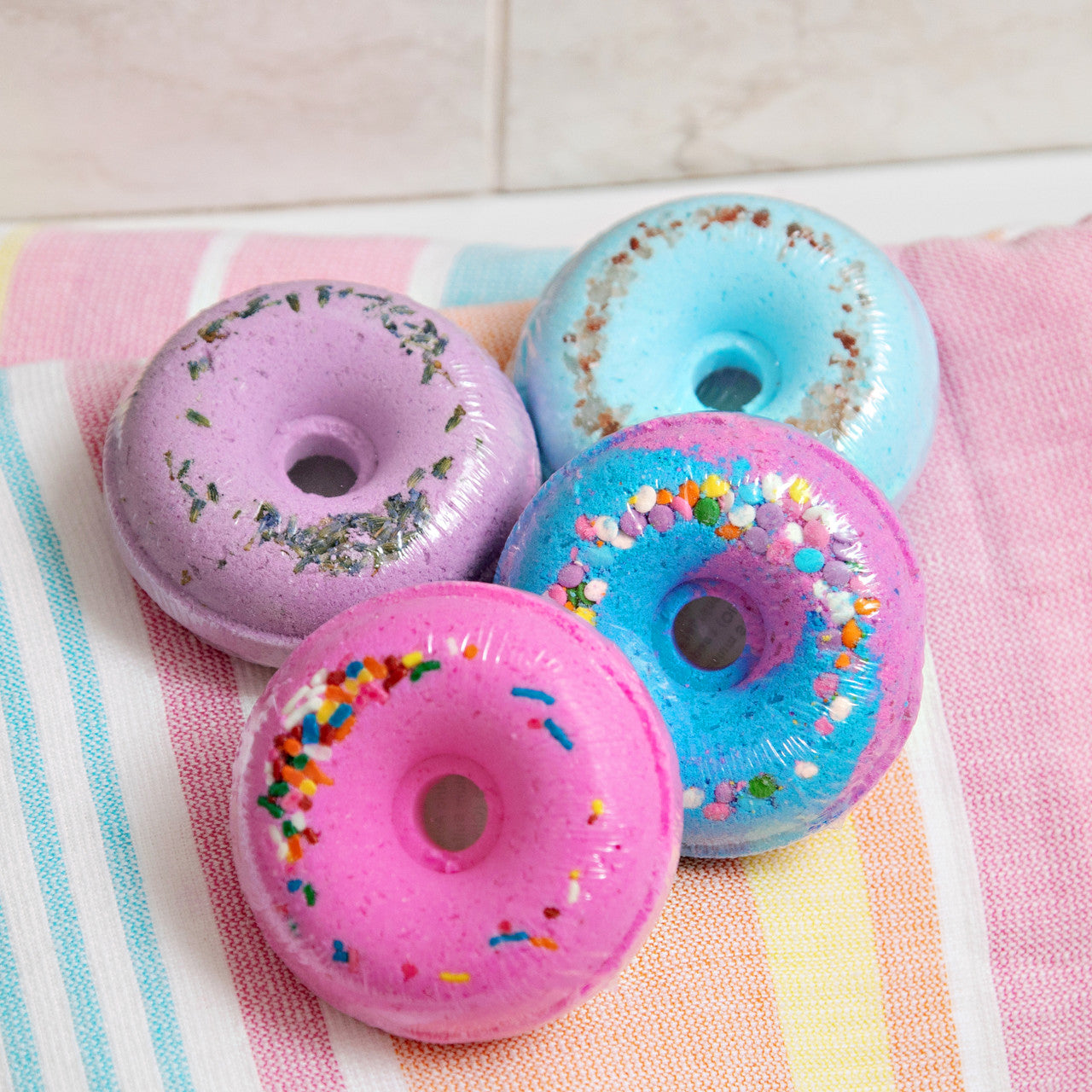 Donut Bath Bomb Stack
