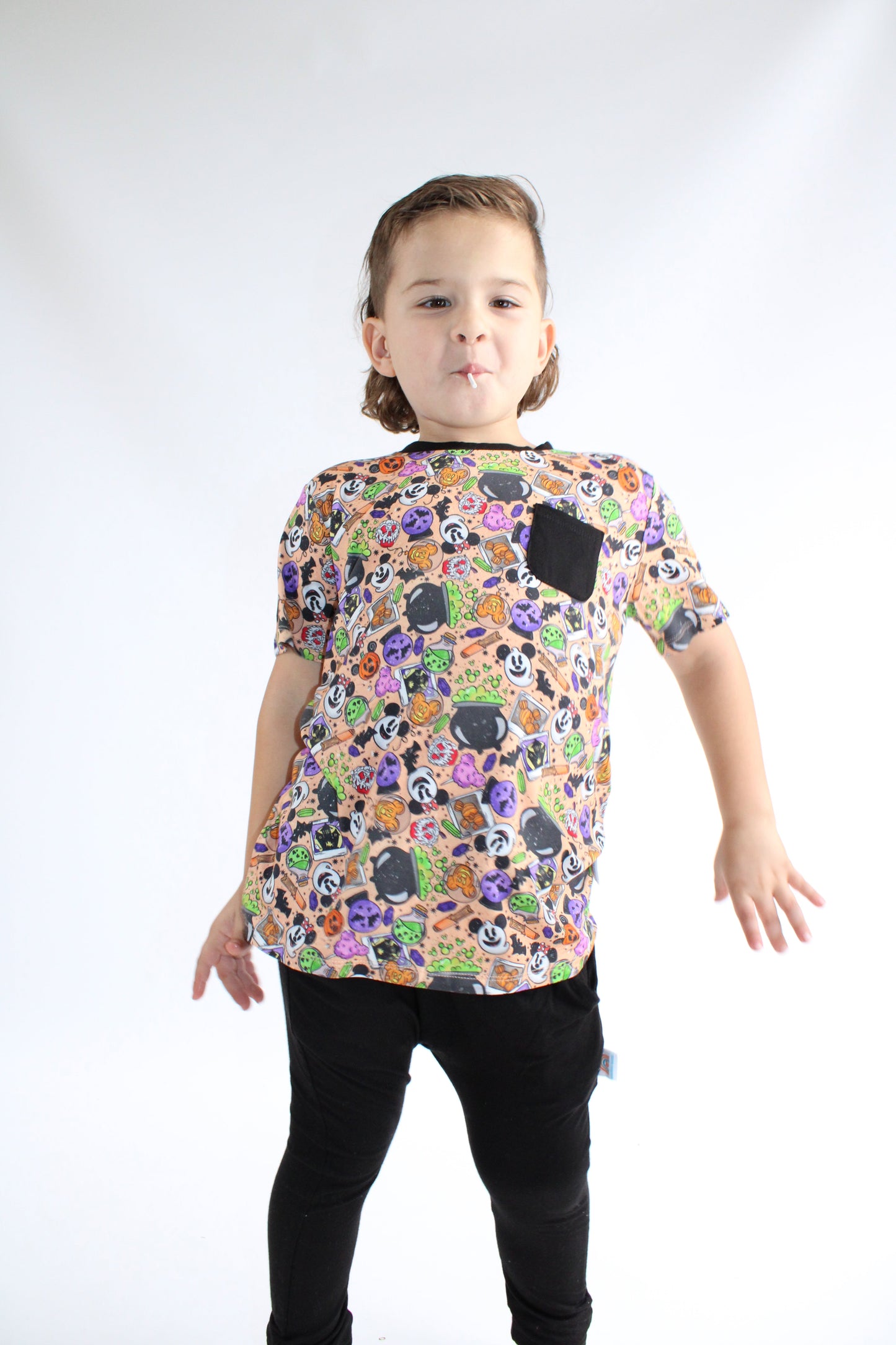 Magical Spooky Elements Bamboo Pocket Tee