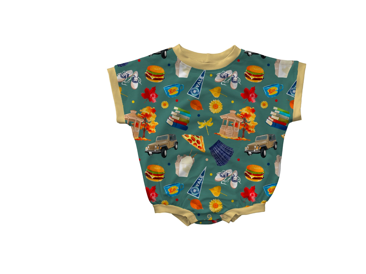 *Pre-Sale* Bliss Hollow Short Sleeve Bubble Romper