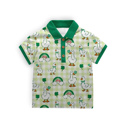 Lucky Duck Bamboo Henley Polo *ETS JAN*