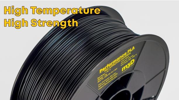 Matter3D Performance PLA Black 1.75mm 1Kg