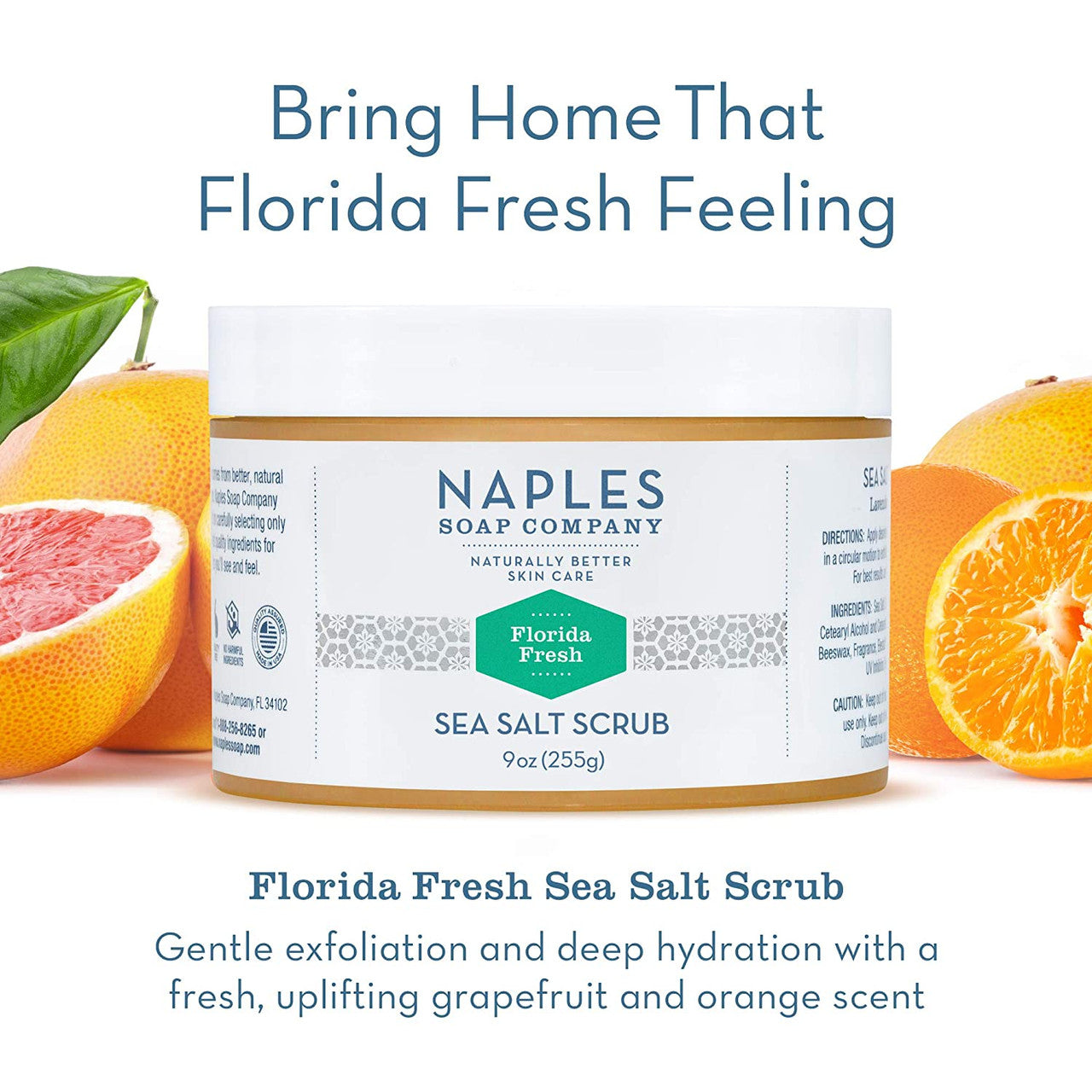 Florida Fresh Sea Salt Scrub 9 oz