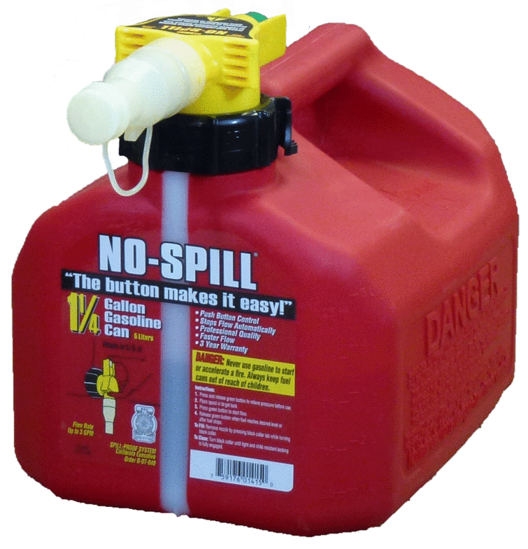No Spill 5 litre Gas Cans