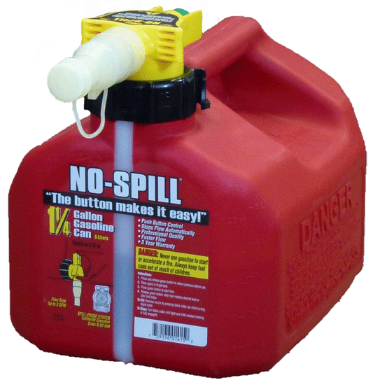 No Spill 5 litre Gas Cans