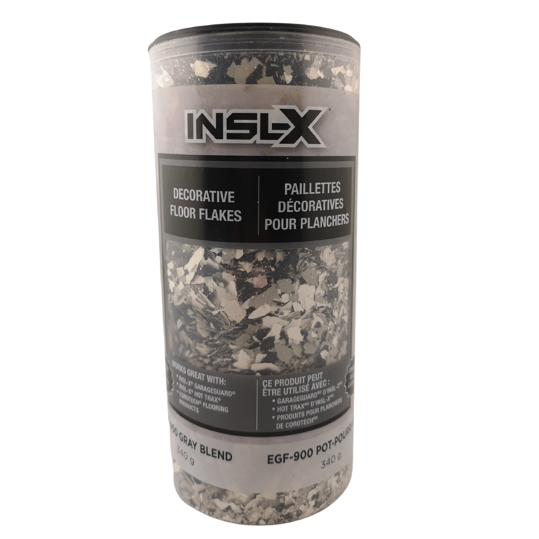 Insl-X Decorative Floor Flakes Gray Blend
