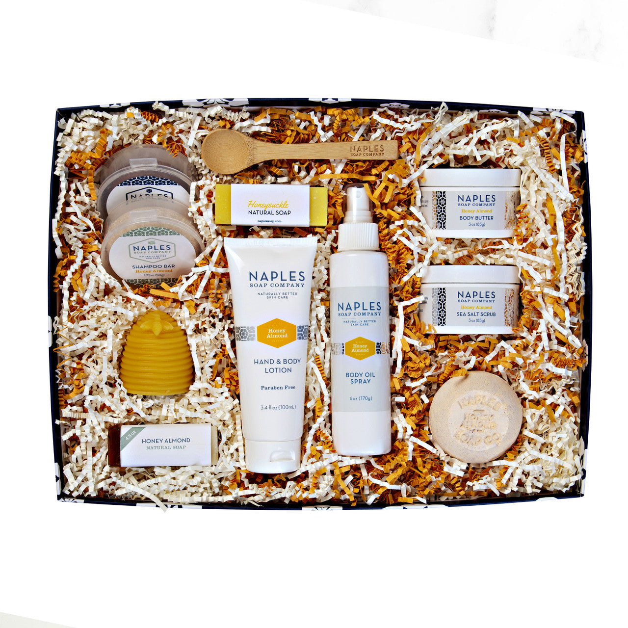 Honey Almond Luxe Box Top View