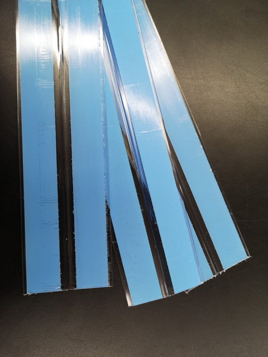 Low-Profile Clear Hinge 48"x1"