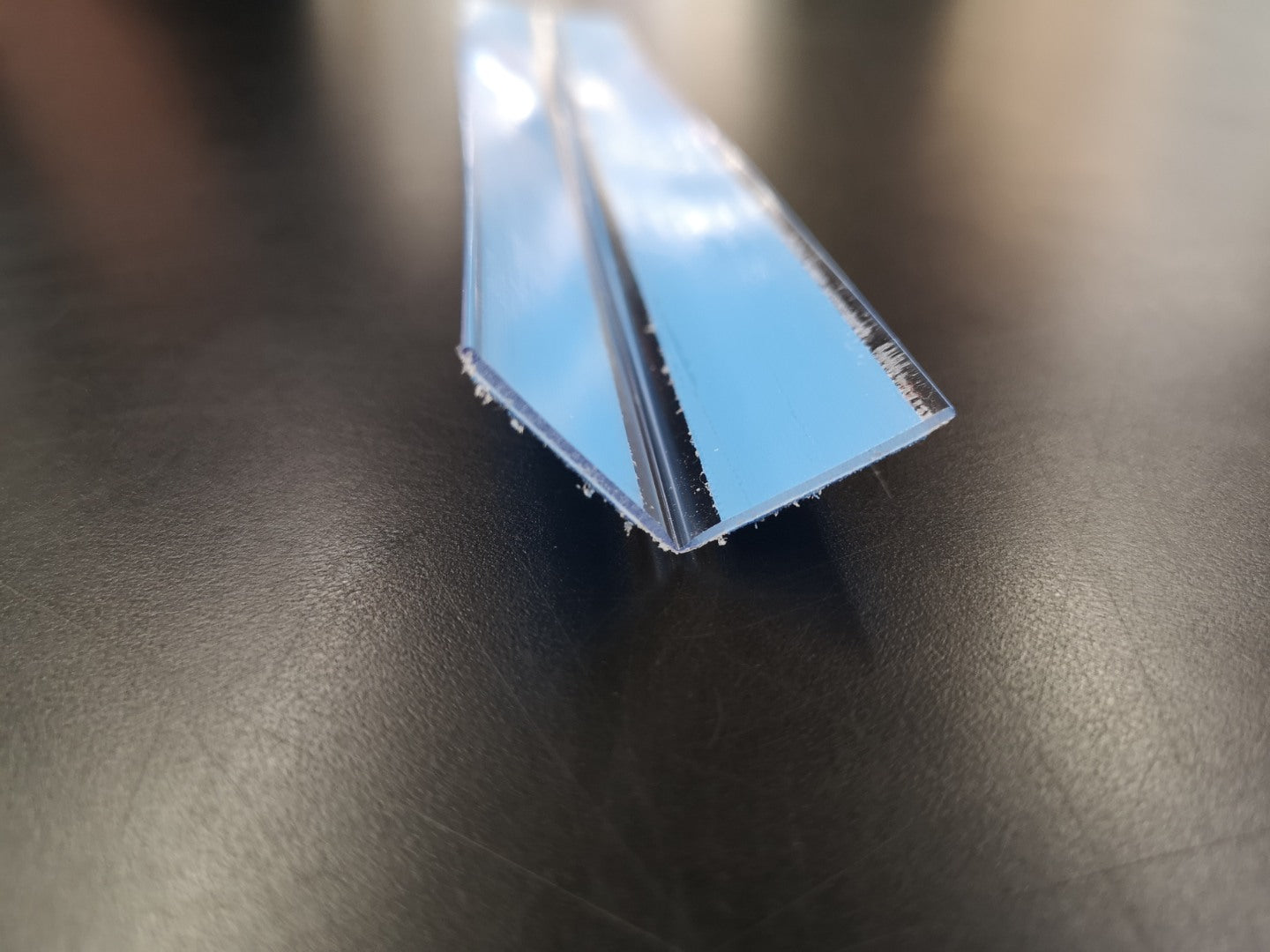 Low-Profile Clear Hinge 48"x1"