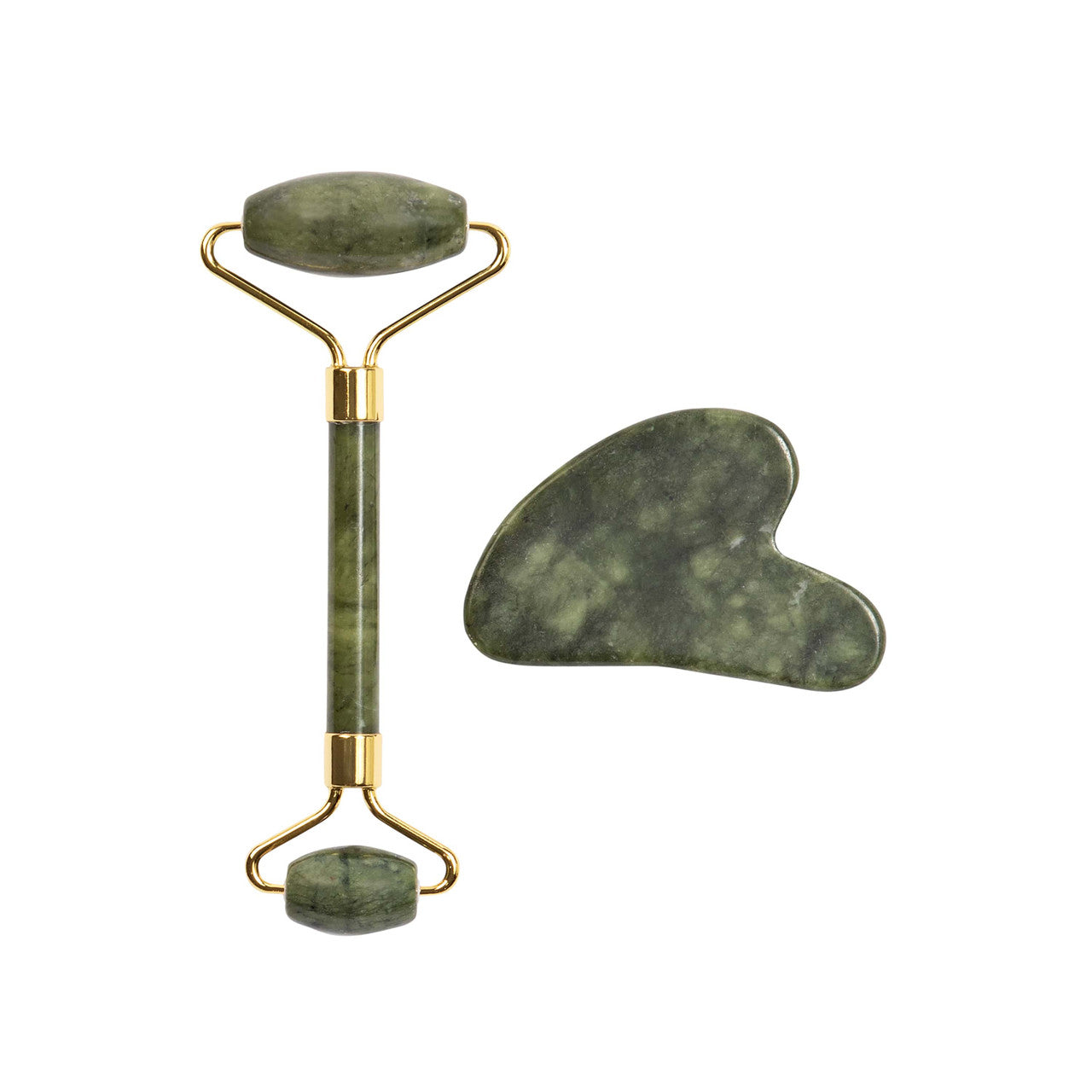 Jade Roller & Gua Sha Stone Set