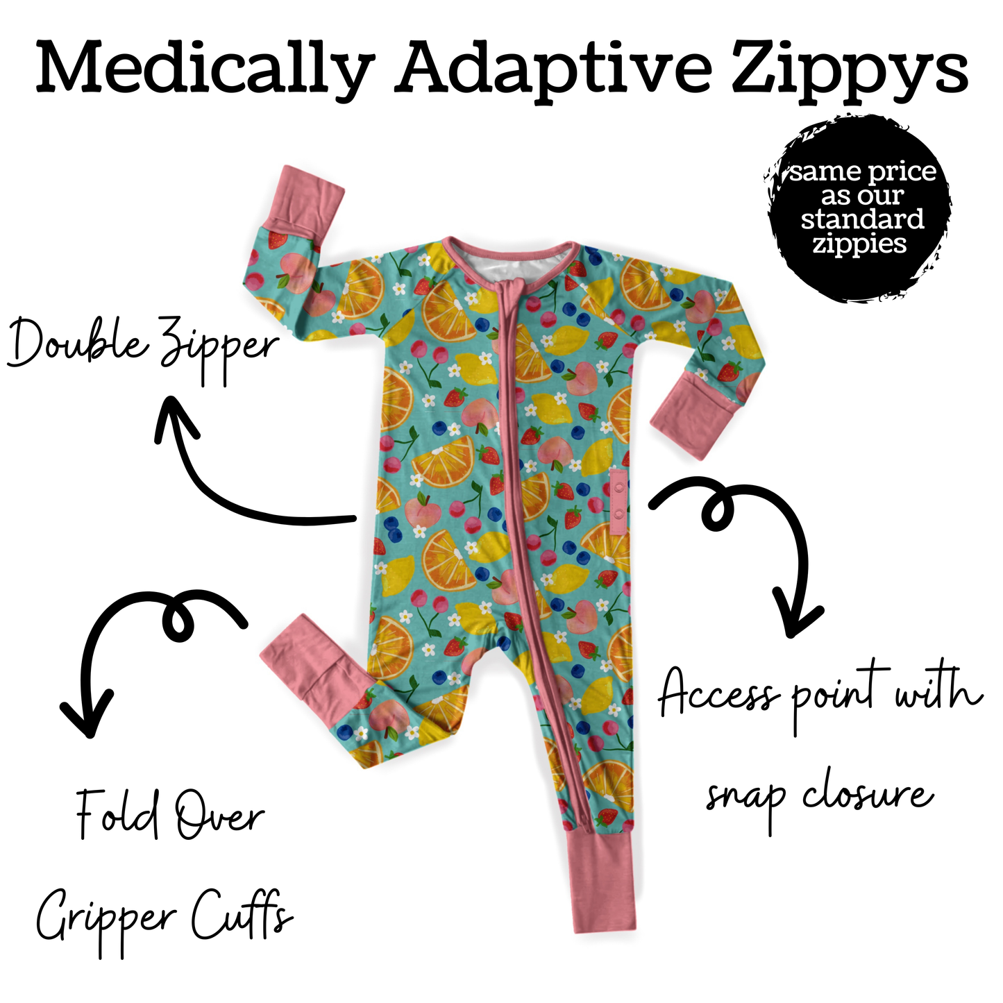 Summer Fruit Medically Adaptive Zippy
