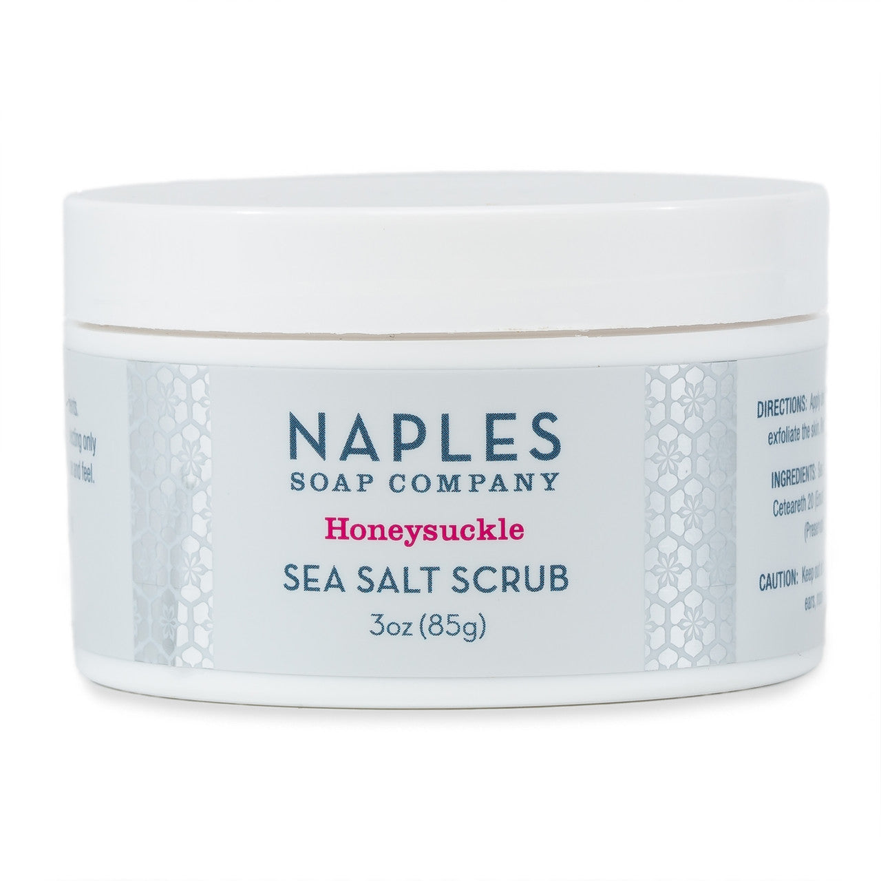 Honeysuckle Sea Salt Scrub 3 oz