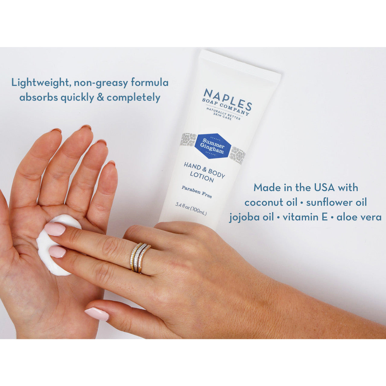 Summer Gingham Hand & Body Lotion 3.4 oz Ingredients