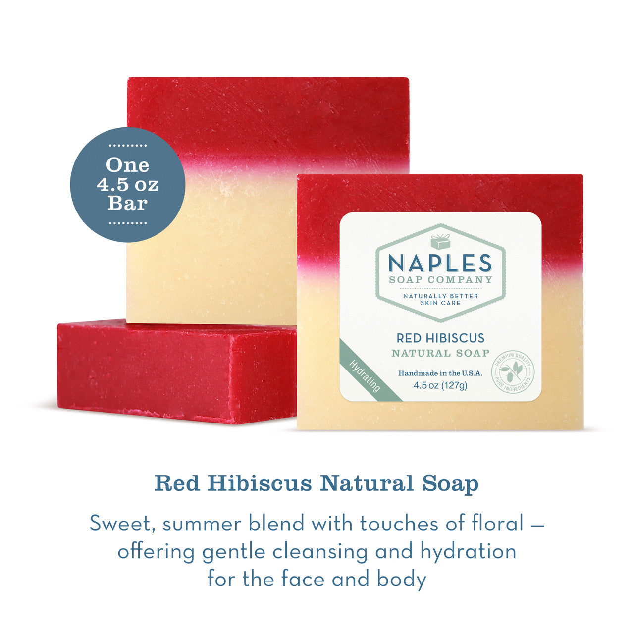 Red Hibiscus Natural Soap