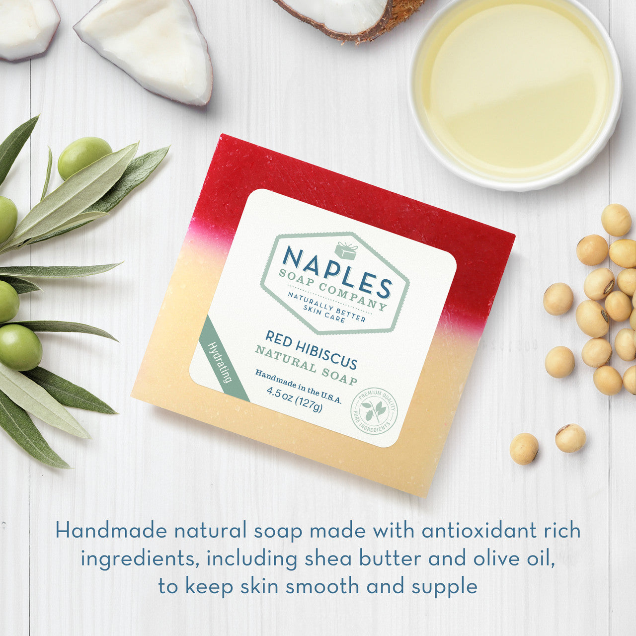 Red Hibiscus Natural Soap