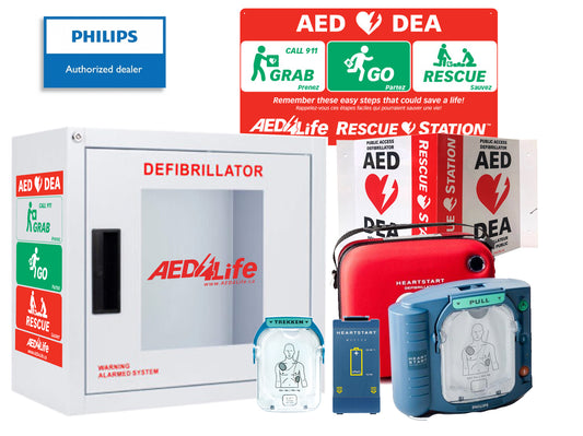 Philips HeartStart OnSite Defibrillator - Complete Package