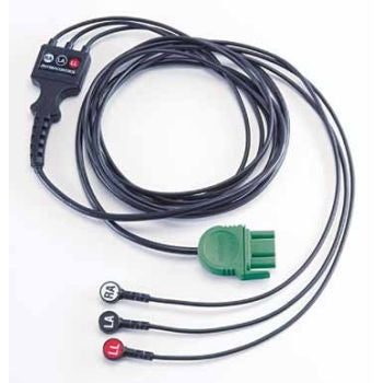 Physio-Control LIFEPAK® 1000 ECG/EKG Monitoring Cable, 3-wire (Lead II)
