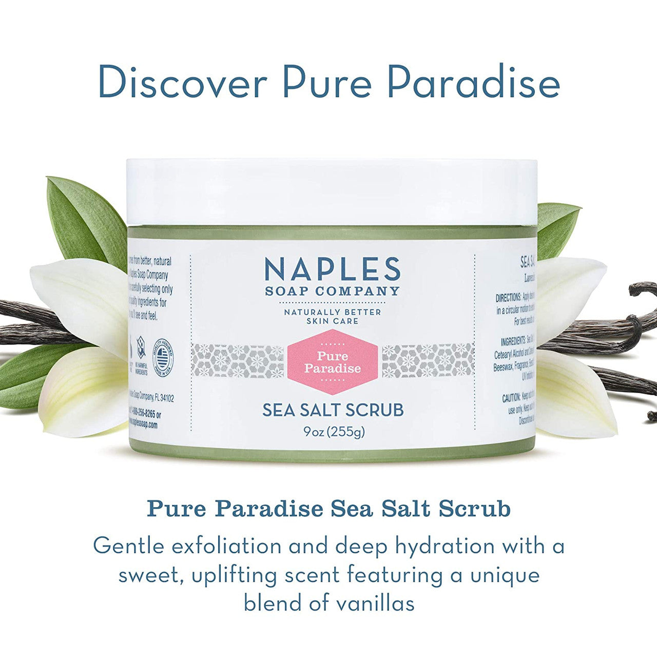 Pure Paradise Sea Salt Scrub 9 oz