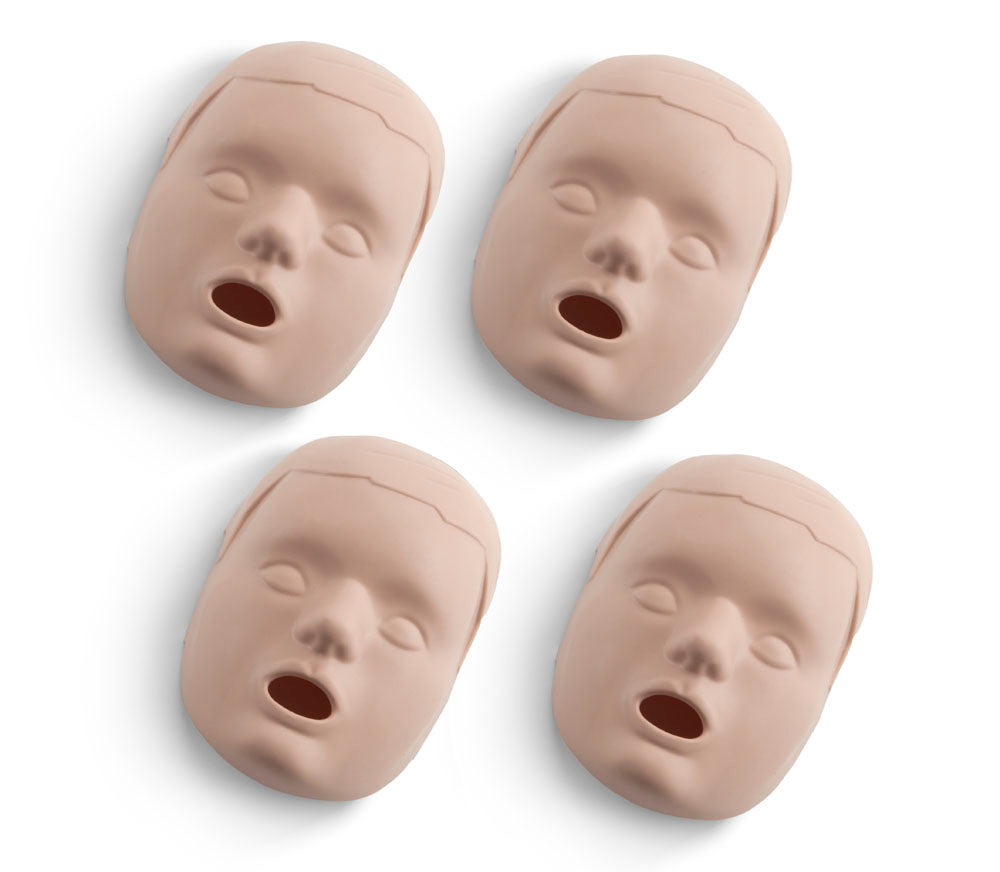 Face Skin Replacements for Prestan Child Manikin (4-pack)