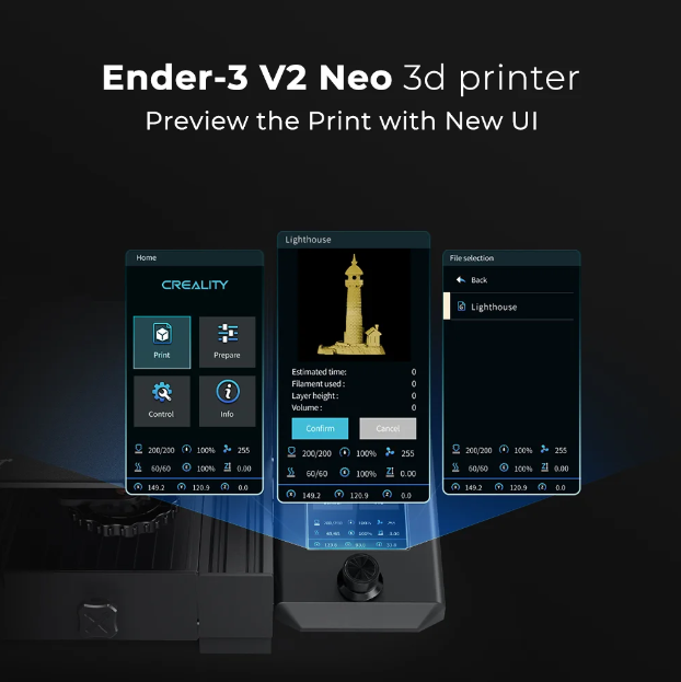 Ender-3 v2 Neo 3D Printer