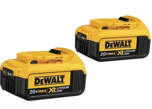Dewalt Dcb204-2 20V Lithium Ion Battery Pack 2 Pack