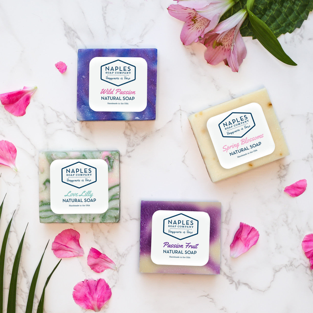 Spring Bouquet Soap Stack