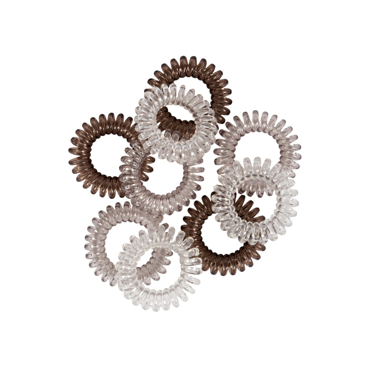 Taupe Coiled Hair Ties